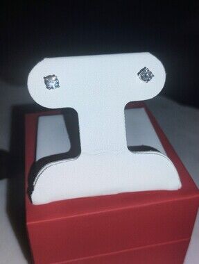 NWOT- Lab Grown 1/2 ct Solitaire Diamond Earrings